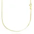Corrente Masculina Rabo De Rato 60cm 1,2mm Ouro 18k Banhado Cor Dourado