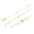 Corrente Ouro 18k 750 Veneziana Com Bolinhas 40cm - 1,35gr