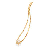 Corrente Pingente Estrela Folheado
