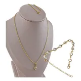 Corrente Pulseira Brincos Feminino