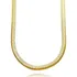 Corrente Rabo De Rato 3mm 70cm Fecho Canhão Banho Ouro 18k Cor Dourado