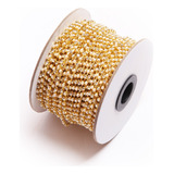 Corrente Strass Ss14 Dourada