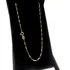 Corrente Veneziana Alongada Maciça 60 Cm Em Ouro 18k 750
