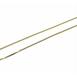Corrente Veneziana Maciça Em Ouro 18k 60cm