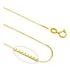Corrente Veneziana Ouro 18kl 750 45cm Maciça 1,24gr Amarela