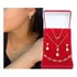 Correntinha Feminina Lindo Kit Com Colar Brincos E Pulseira