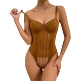 Corselet Blusa Feminina Sexy