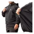 Corta Vento Plus Size Masculino Forrada  Capuz  E Manga  