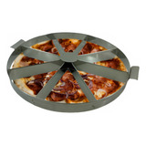 Cortador 35 Cm Marcador Pizza 8 Pedaços Inox