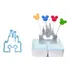 Cortador Castelo Da Disney 8cm Mod 2