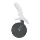 Cortador De Pizza Profissional Lâmina 10cm Aço Inox Branco