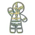 Cortador Shrek Bonecos 2 Pçs