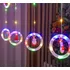 Cortina 130leds Fio De Fada Pvc Fig. Natalinas 2.5m Bilvot