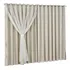 Cortina Blackout Com Voil voal 2 60mts X 1 70mts Cor Bege