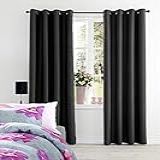 Cortina Blackout Sala Quarto Em Tecido 2 00 X 1 80 Preta   Admirare