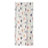 Cortina Box Banheiro Poliester Antimofo 198x180cm Cor Branco Lhama Pixel