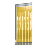 Cortina De Pvc Anti inseto Amarela   Larg 0 90 X Alt 2 40m