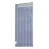 Cortina De Pvc Cinza Opaca   Larg  0 90 X Alt  2 10