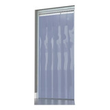 Cortina De Pvc Cinza Opaca   Larg  0 90 X Alt  2 10
