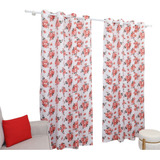 Cortina Florida Estampada 300