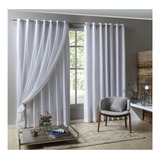 Cortina Luxo Para Sala Quarto 4 00 X 2 60 Voil voal