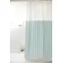 Cortina Para Box De Pvc 198x180cm Estampada Diversos Modelos Cor Visor Listras Verdes
