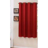 Cortina Para Cozinha Blackout De Pvc 1,40m X 1,30m Vermelho