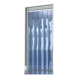 Cortina Pvc Transparente   Larg 0 90 X Alt 2 10