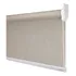 Cortina Rolo Blackout Medida L 1 80 X A 1 50 Blecaute Roller Cor Linho Bege Acabamento Branco