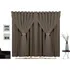Cortina Sala Quarto Corta Luz Iihós Cromado 4,80x2,90 Cor Tabaco