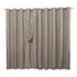 Cortina Xadrez Blackout C/ Voil 4,00 X 2,80 Tecido/ Cinza
