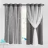 Cortinas Nicetown Star And Moon Hollow-out Para Quarto De Cr