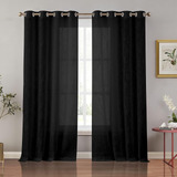 Cortinas Semitransparentes Texturizadas De