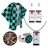 Cosplay Nezuko Kimono E Mega Kit Colecionável Completo Anime