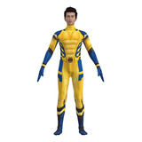 Cosplay Wolverine Amarelo Classico