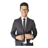 Costume Luxuoso Terno Preto