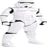 Costumes Usa Fantasia Stormtrooper Star Wars Para Meninos, Inclui Um Macacão Preto E Branco E Uma Máscara, Multicor, P