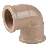 Cotovelo Joelho 3 4 Krona 90  Soldável 25mm Marrom 50 Peças