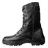 Coturno Militar Com Ziper Couro Lona Extra Leve