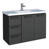 Cozimax Damasco Gabinete Para Banheiro Em Aço 3 Gavetas Damasco