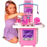 Cozinha Infantil Rosa Completa