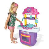 Cozinha Infantil Rosa Completa