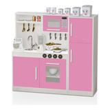Cozinha Infantil Rosa Completa