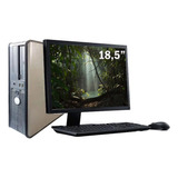 Cpu Dell 755 C2d 4gb Ddr2 320gb + Monitor 18,5'