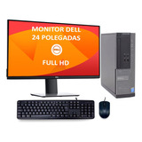 Cpu Dell Optiplex Core I5 8gb 240 Ssd + Monitor 24 Full Hd