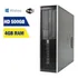 Cpu Hp Amd Athlon Ll X2 4gb Ddr3 Hd 500gb Compaq Pro Desktop