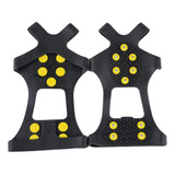 Crampons Ice Grips De 10 Dentes Para Sapatos Antiderrapante
