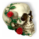 Cranio Rosas Roseira Caveira