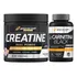 Creatina Dual Power 150g + L Carnitina C/ Cafeína Bodyaction Sabor Natural