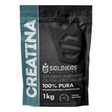 Creatina Monohidratada 1kg 100  Pura Soldiers Nutrition Sem Sabor